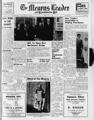 cover page of Mearns Leader published on May 5, 1972
