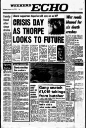 Newspaper front page