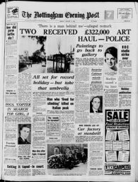 Newspaper front page