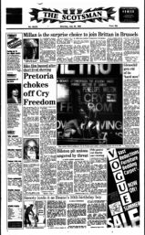 Newspaper front page