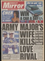 Newspaper front page