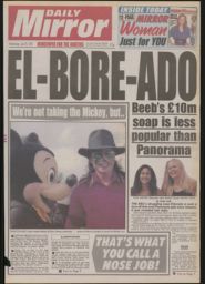 Newspaper front page
