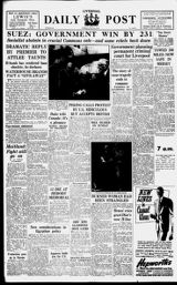 Newspaper front page