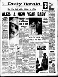 Newspaper front page