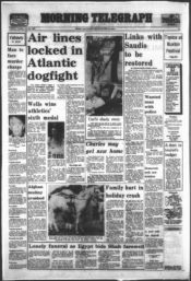 Newspaper front page