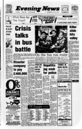 Newspaper front page