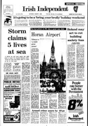 Newspaper front page