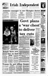 Newspaper front page