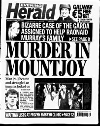 Newspaper front page