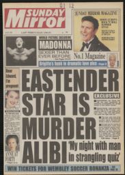 Newspaper front page