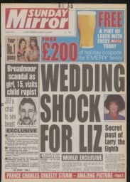 Newspaper front page