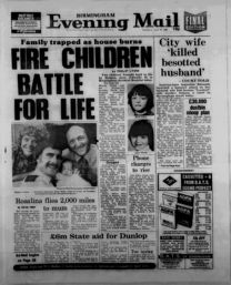 Newspaper front page