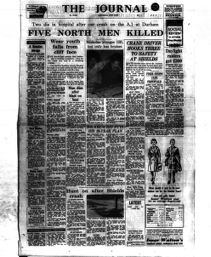 Newspaper front page