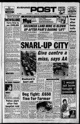 Newspaper front page