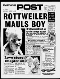 Newspaper front page