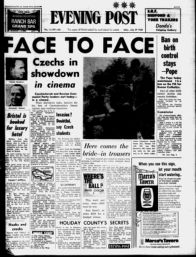 Newspaper front page