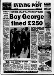 Newspaper front page