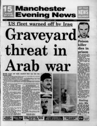 Newspaper front page