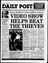 Newspaper front page