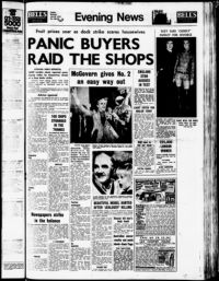 Newspaper front page