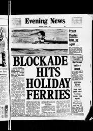 Newspaper front page